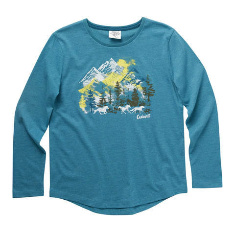 Running Wild Horse t-shirt for girls