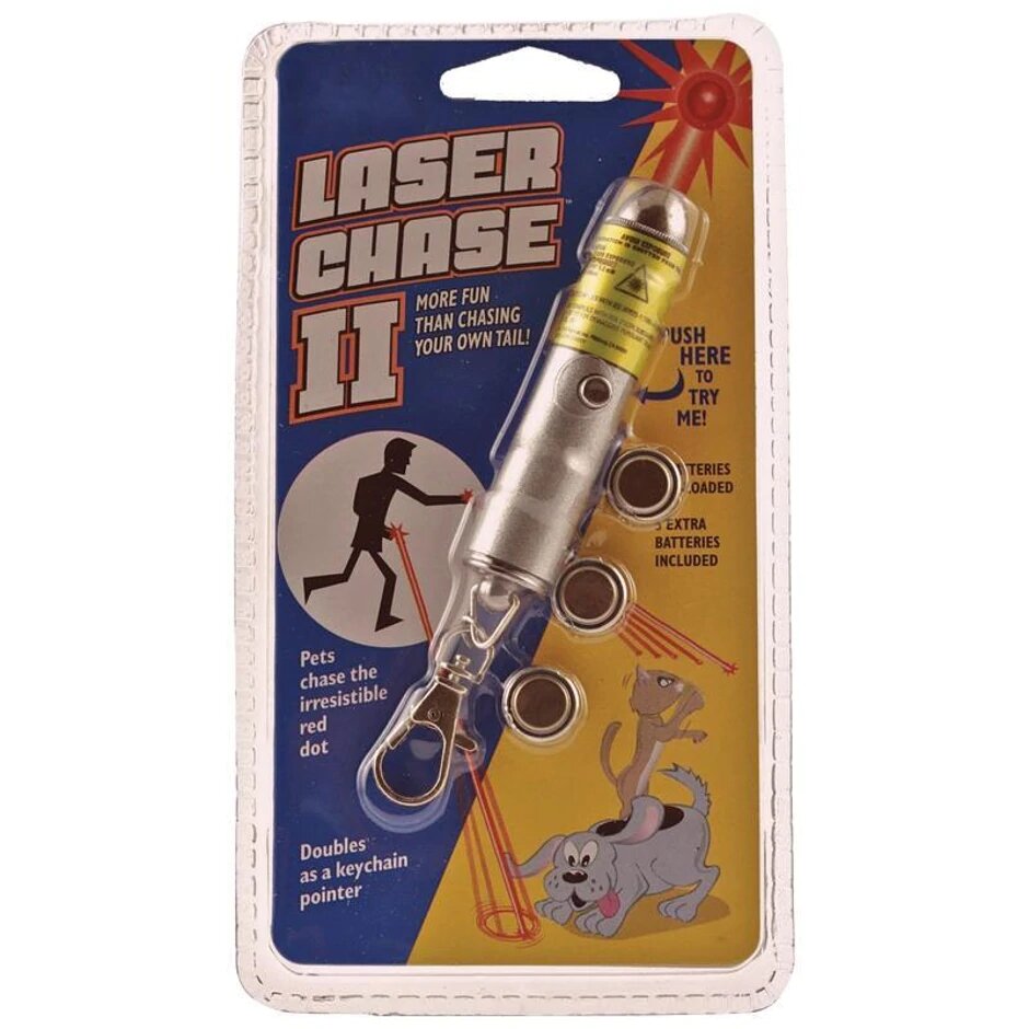 Laser chase toy for pets