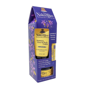 The Naked Bee Lavender and Beeswax lotion set