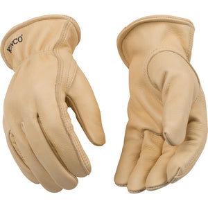 Cowhide leather work gloves