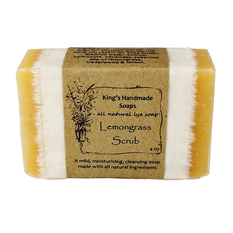 Lemongrass Scrub All-Natural Soap
