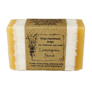 Lemongrass Scrub All-Natural Soap