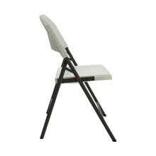 Sideview of folding chair