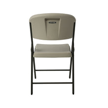 Back of folding chair