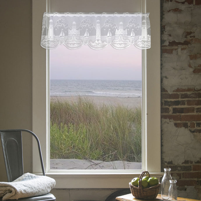 lighthouse valance curtain