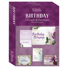 Lilacs birthday cards boxed
