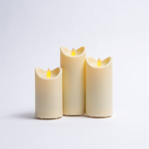 LED Wax Pillar Candles LLRP101