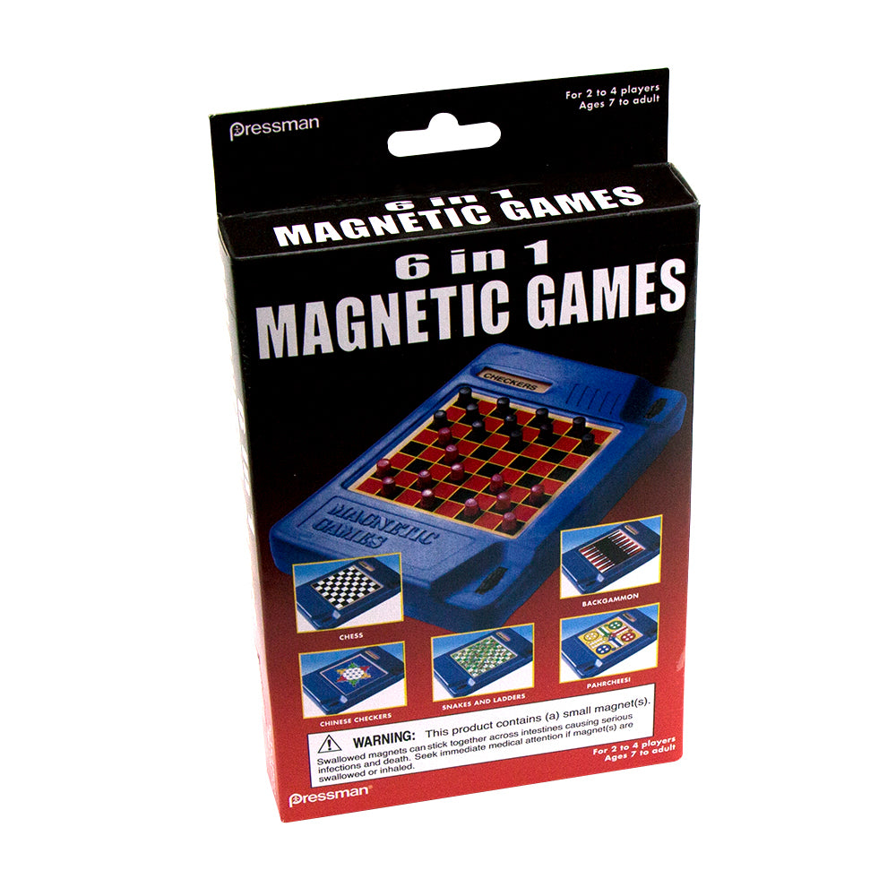 Magnetic travel game