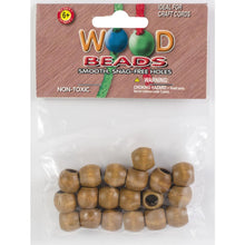 Maple barrel beads
