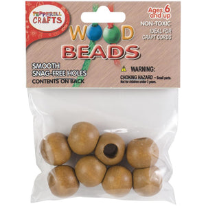 Maple round beads