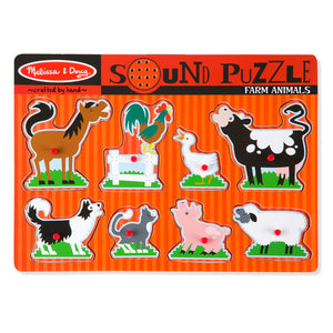 Sound puzzle animals