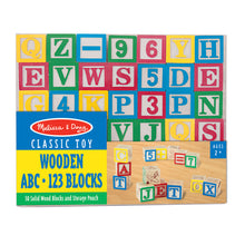 Wooden ABC blockss