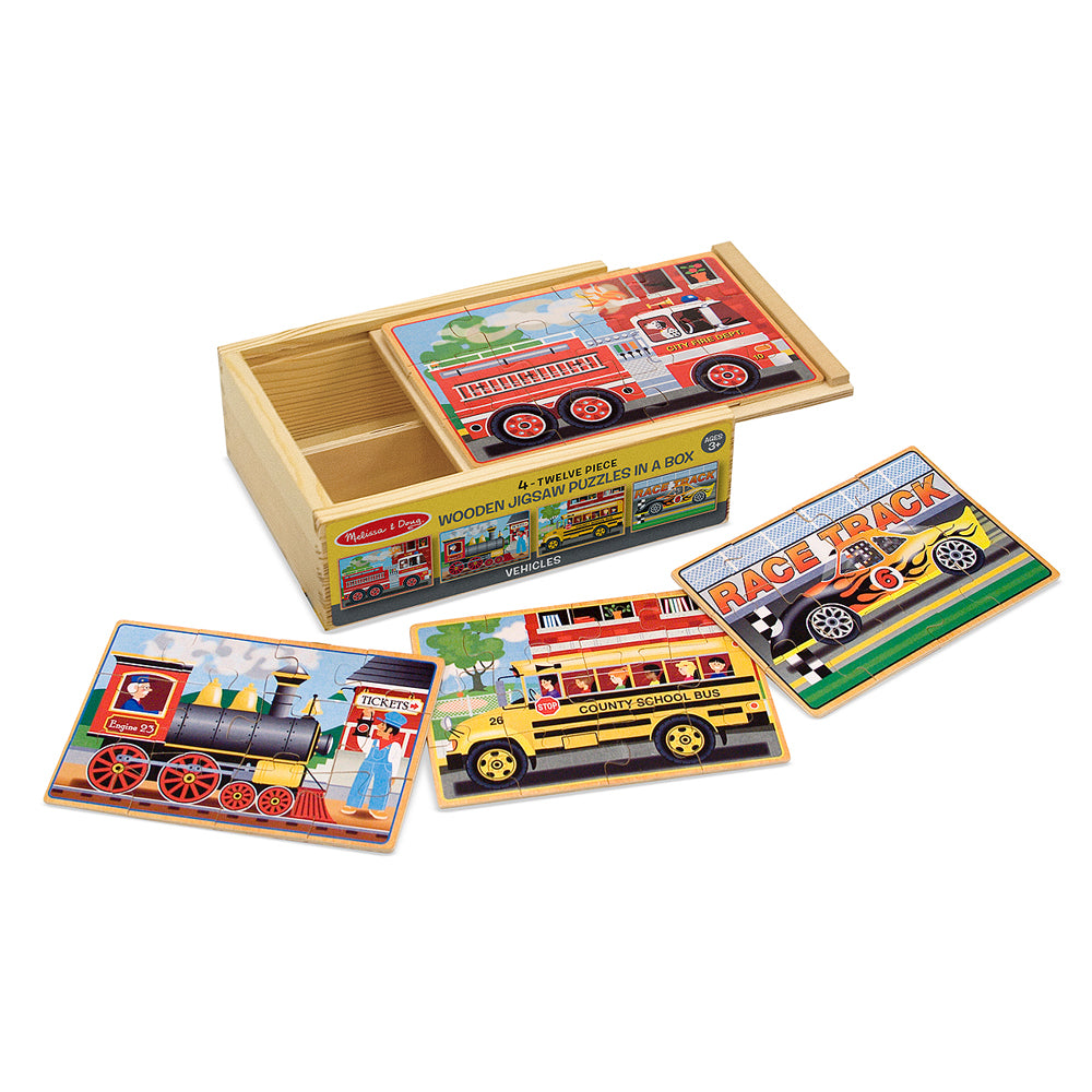 6 Wooden Puzzle Gift Set-108S