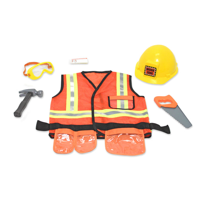 Children construction worker's costume