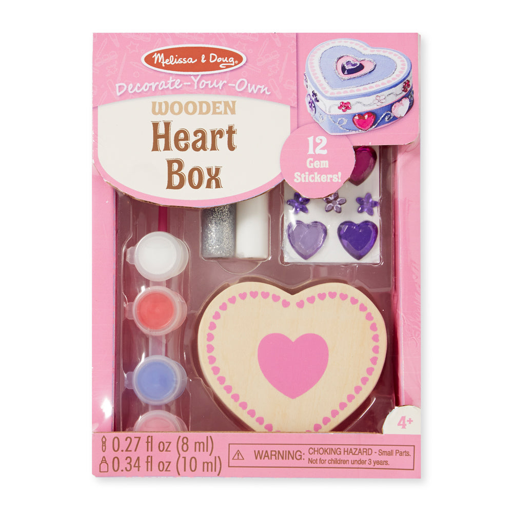 Pink Glitter Storage Box with Paris Stickers