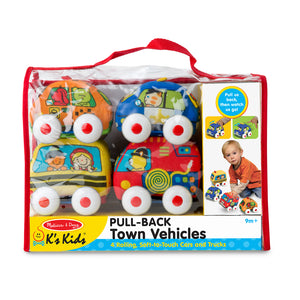 Packaged pull back cars