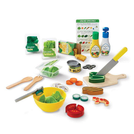 Toy salad set.