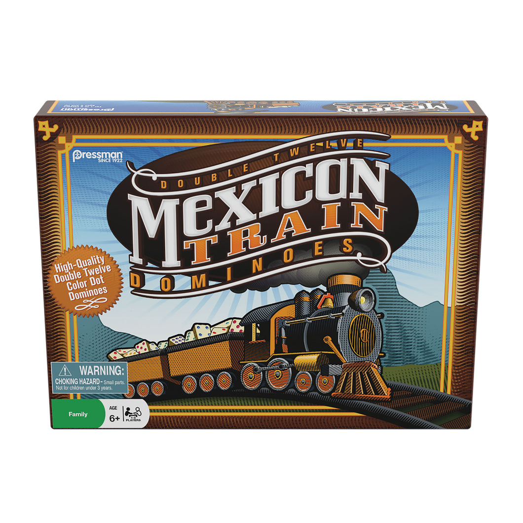Mexican train dominoes box