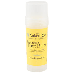 the naked bee foot balm in twist up tube