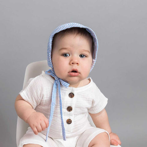 Baby boy in hat