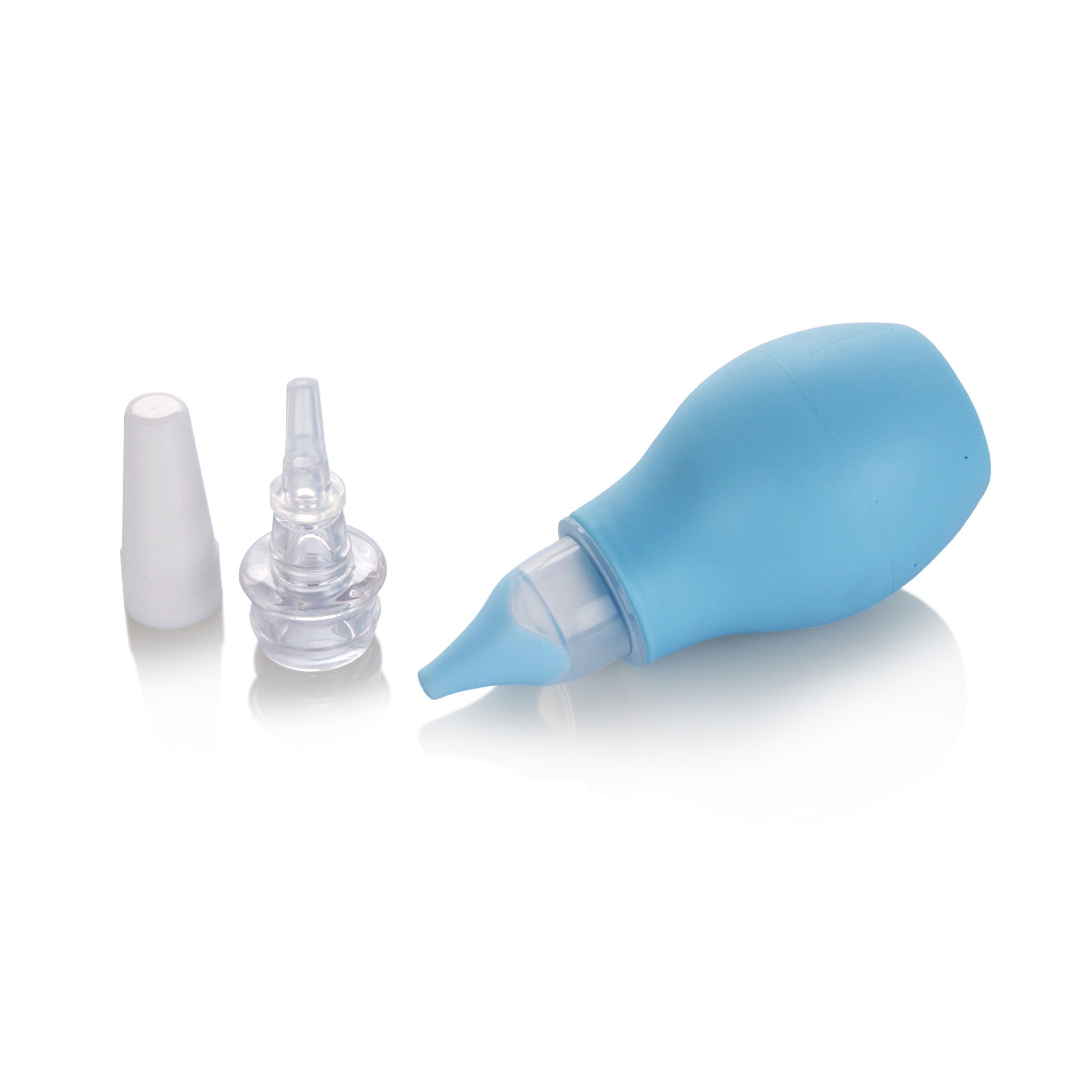 Baby nasal aspirator Nose cleaning supplies Silicone nasal aspirator  Reusable Portable Baby Safety Care for Nursery Newborn Infant Girls Boys  Keep Clean 