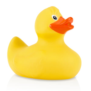 Duckie toy with heat sensor