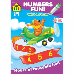 Numbers Fun Write & Reuse workbook