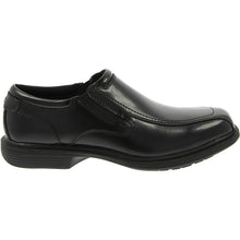 nunn bush bleeker street bike toe slip on mens shoe