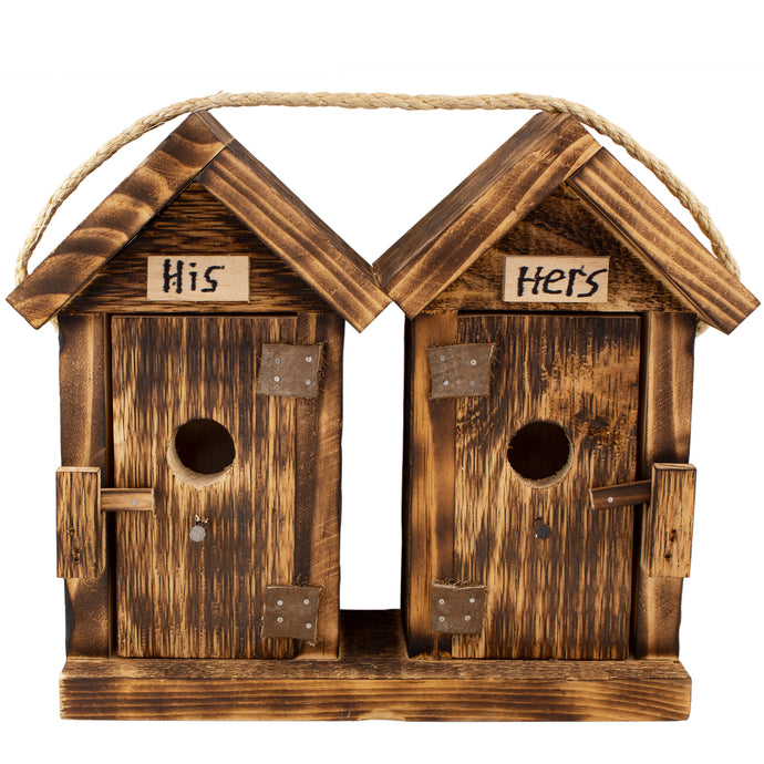 Outhouse birdhouses