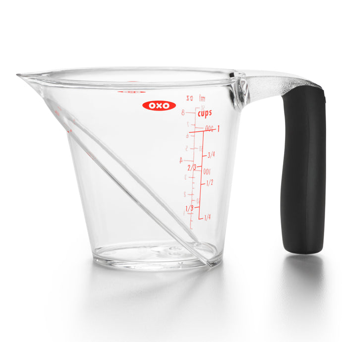 Angled 1-cup measure