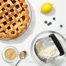 Pastry blender with pie crust.