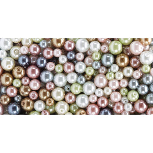 Colorful pearl seed beads