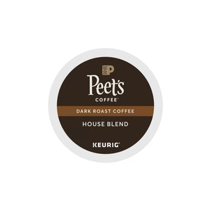 Peet's Dark Roast House Blend Coffee Keurig Pods 5000330265