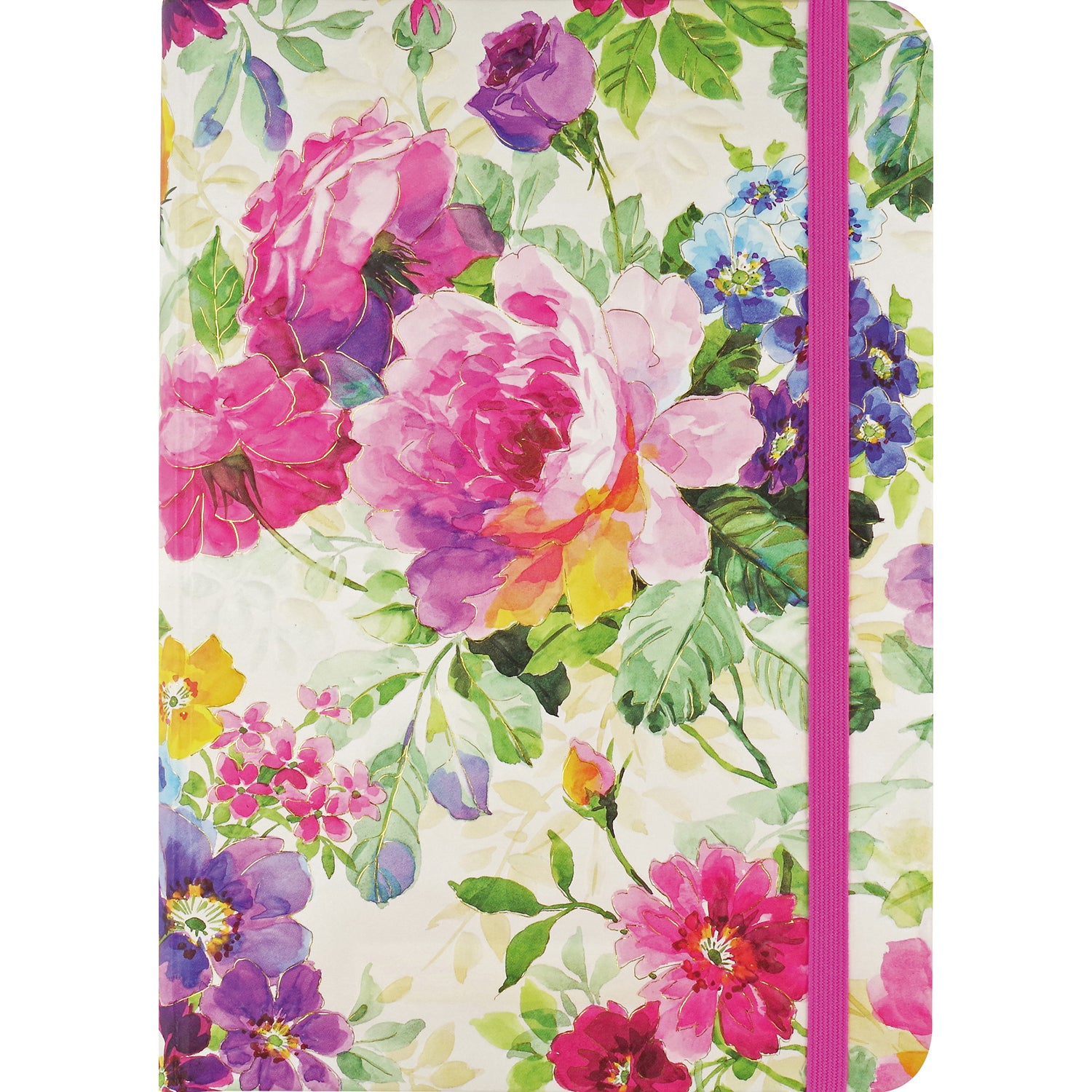 5x7 Stationery Gifts Journal and Pom Pen Set Floral