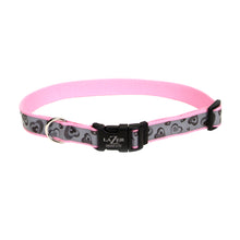 Lazer Brite Pink reflective dog collar.