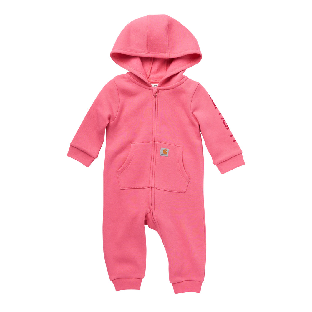 Carhartt Baby Girl Fleece Zippered Hooded Coveralls CM9700