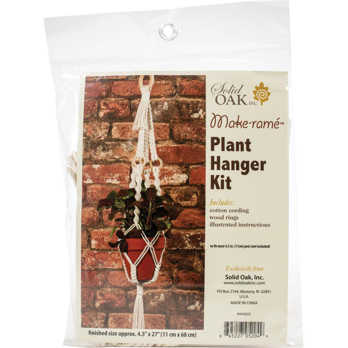 Macrame plant hanger kit