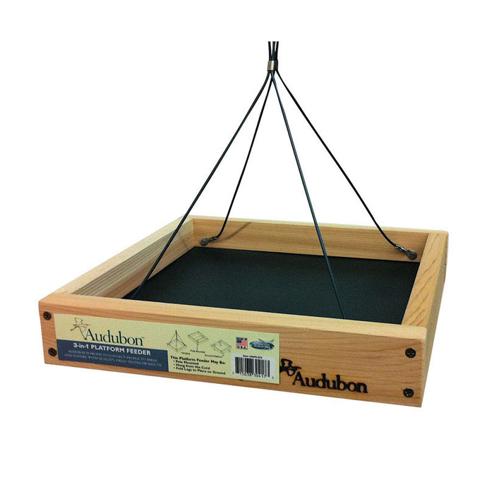 Open tray bird feeder