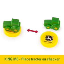 King Me- Place tractor on checker