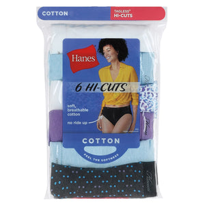 Hanes Girls 6 Pairs Cool Comfort Tagless Briefs Underwear Panty