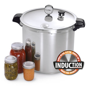 Induction compatible pressure canner