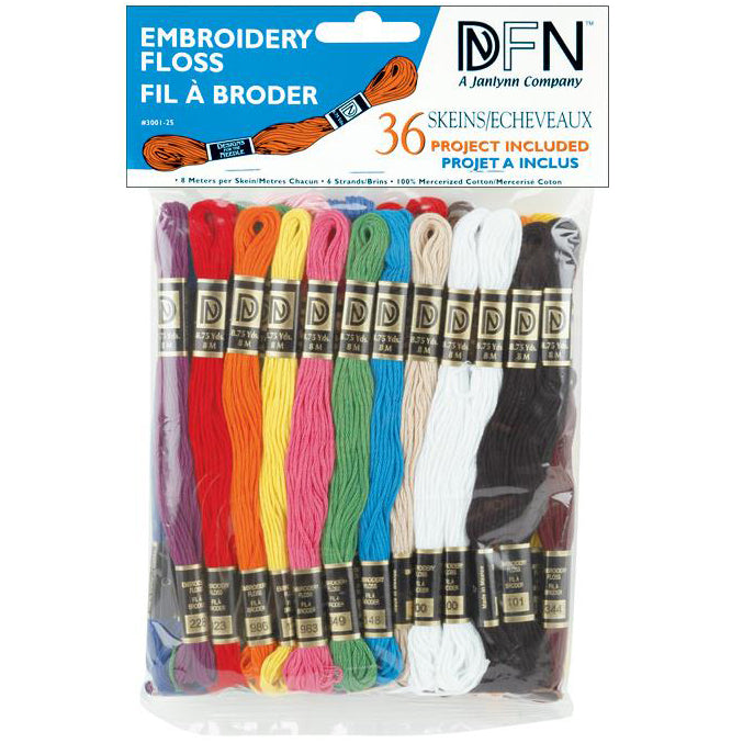 Primary color floss