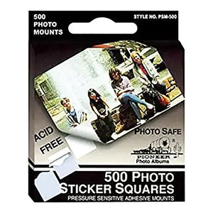 500 Photo Sticker Squares PSM-500