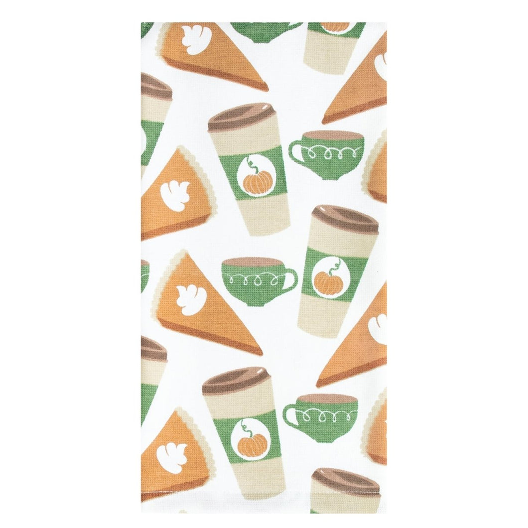 Pumpkin Latte Kitchen Towel 13906