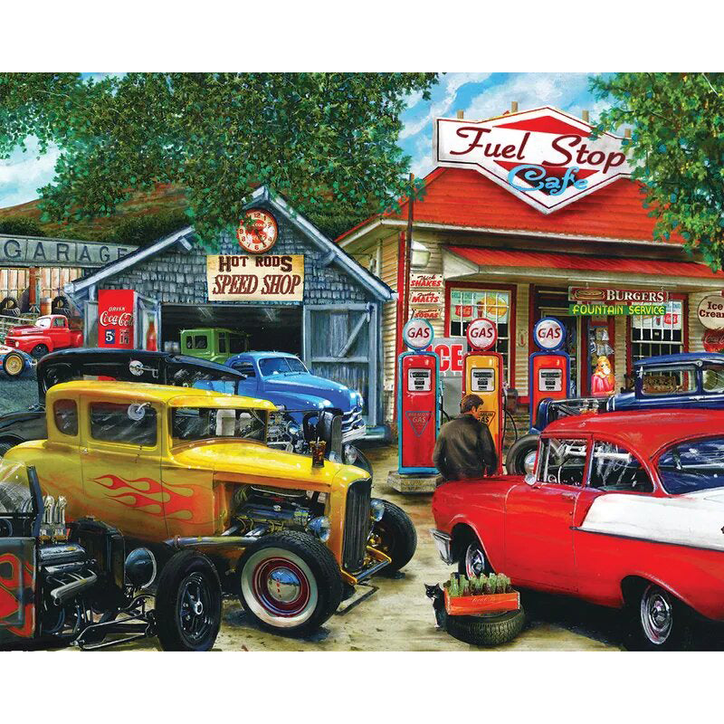 Hot Rod cafe puzzle