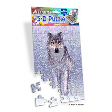 Snow Wolf 3D Artgame 60 Piece Puzzle MINI/WOLF