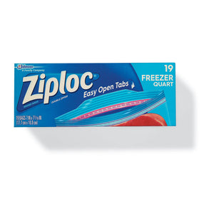 Ziploc 00389 Freezer Bags Gallon Size 15 Bags: Food Storage Bags