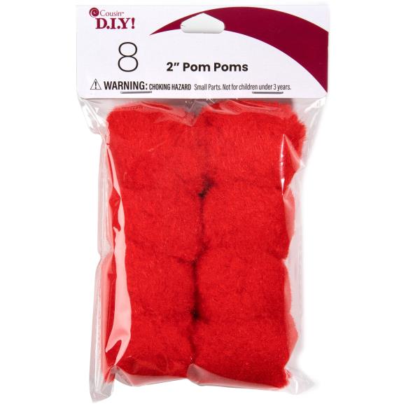 Cousin DIY 8-Pack 2-Inch Pom Poms POM2IN-00 – Good's Store Online
