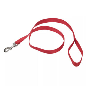 Red Single-Ply Dog Leash
