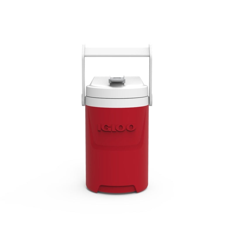 Igloo laguna 1-gallon beverage cooler in red and white